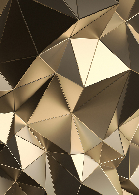 Rolgordijn verduisterend Gouden driehoeken