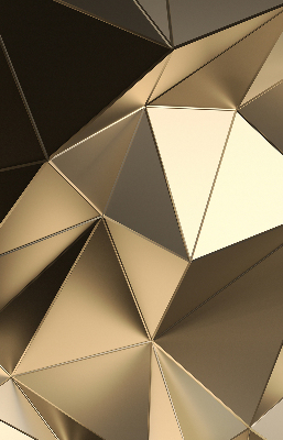 Rolgordijn verduisterend Gouden driehoeken