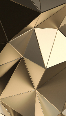 Rolgordijn verduisterend Gouden driehoeken