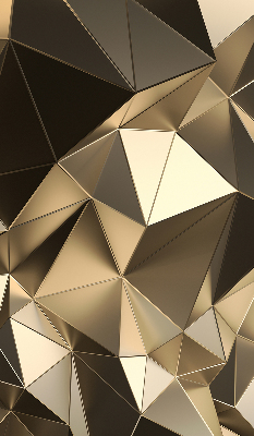 Rolgordijn verduisterend Gouden driehoeken