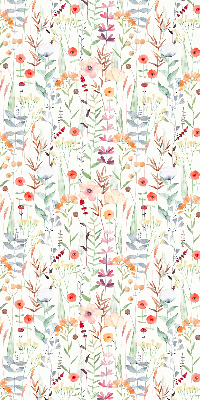 Rolgordijn voor het raam Kleurrijke bloemen