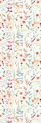 Rolgordijn voor het raam Kleurrijke bloemen