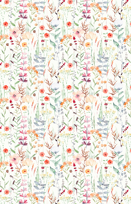 Rolgordijn voor het raam Kleurrijke bloemen