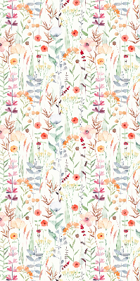 Rolgordijn voor het raam Kleurrijke bloemen