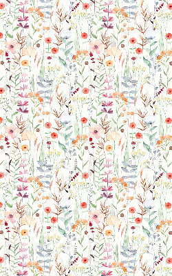 Rolgordijn voor het raam Kleurrijke bloemen