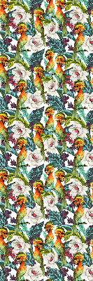 Rolgordijn verduisterend Vogels en bloemen