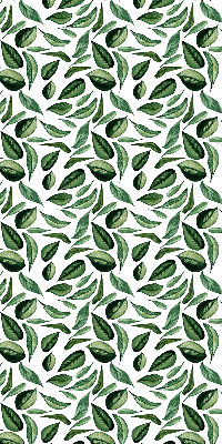 Rolgordijn voor het raam Bladeren vallen van bomen