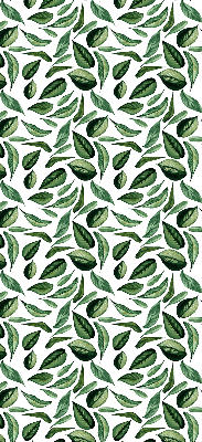 Rolgordijn voor het raam Bladeren vallen van bomen