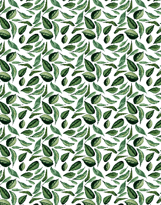 Rolgordijn voor het raam Bladeren vallen van bomen