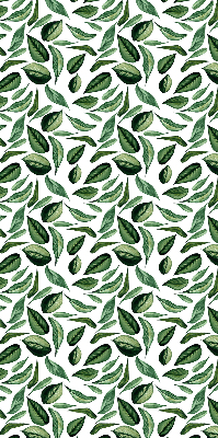 Rolgordijn voor het raam Bladeren vallen van bomen