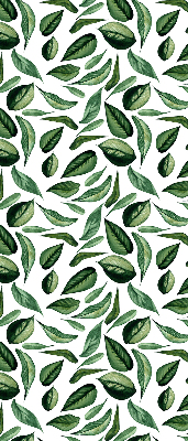 Rolgordijn voor het raam Bladeren vallen van bomen