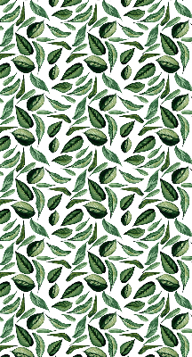 Rolgordijn voor het raam Bladeren vallen van bomen