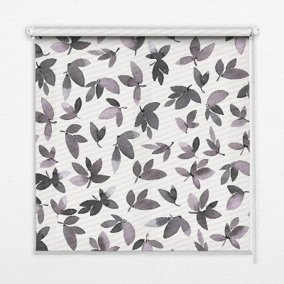 Rolgordijn verduisterend Donkerroze bladeren