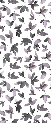 Rolgordijn verduisterend Donkerroze bladeren