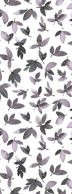 Rolgordijn verduisterend Donkerroze bladeren