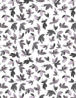 Rolgordijn verduisterend Donkerroze bladeren