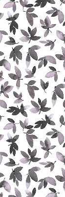 Rolgordijn verduisterend Donkerroze bladeren