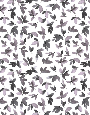 Rolgordijn verduisterend Donkerroze bladeren