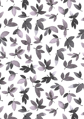 Rolgordijn verduisterend Donkerroze bladeren