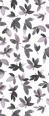 Rolgordijn verduisterend Donkerroze bladeren