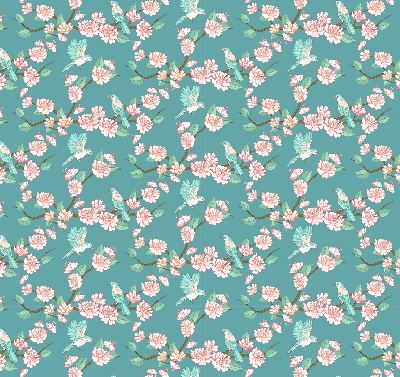 Rolgordijn verduisterend Vogels tussen de takken