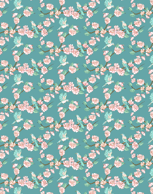 Rolgordijn verduisterend Vogels tussen de takken