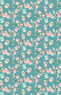 Rolgordijn verduisterend Vogels tussen de takken