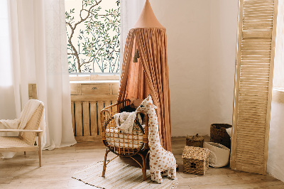 Rolgordijn voor het raam Vogels op een boom