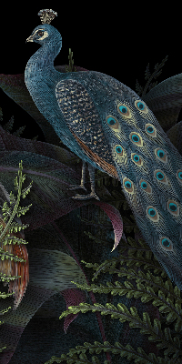 Rolgordijn verduisterend Patki in het groen