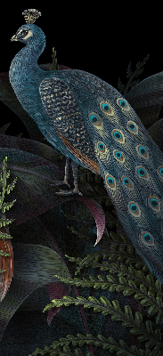 Rolgordijn verduisterend Patki in het groen