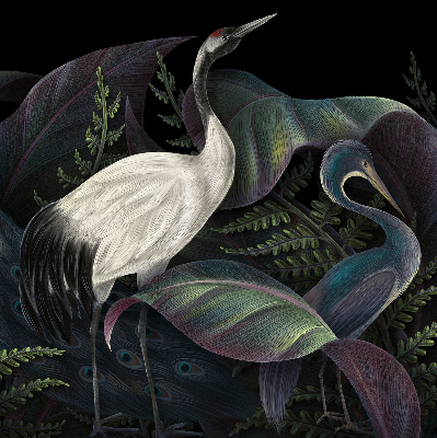 Rolgordijn verduisterend Patki in het groen