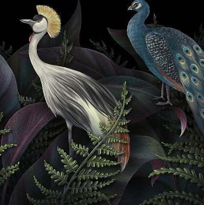 Rolgordijn verduisterend Patki in het groen