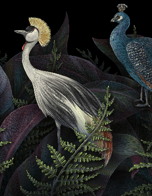 Rolgordijn verduisterend Patki in het groen