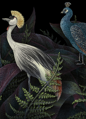 Rolgordijn verduisterend Patki in het groen