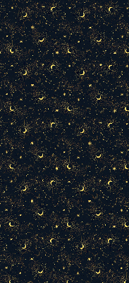 Rolgordijn voor het raam Maan en sterren