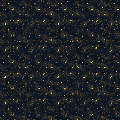 Rolgordijn voor het raam Maan en sterren