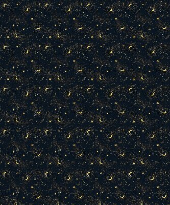 Rolgordijn voor het raam Maan en sterren