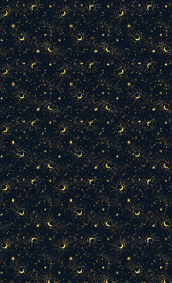 Rolgordijn voor het raam Maan en sterren