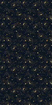 Rolgordijn voor het raam Maan en sterren