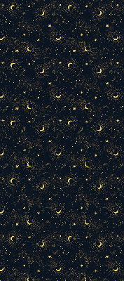 Rolgordijn voor het raam Maan en sterren