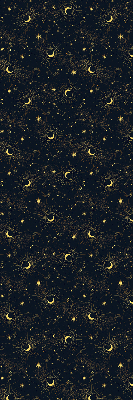 Rolgordijn voor het raam Maan en sterren