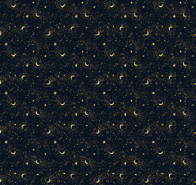 Rolgordijn voor het raam Maan en sterren