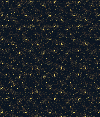 Rolgordijn voor het raam Maan en sterren