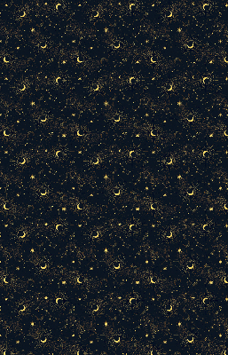 Rolgordijn voor het raam Maan en sterren