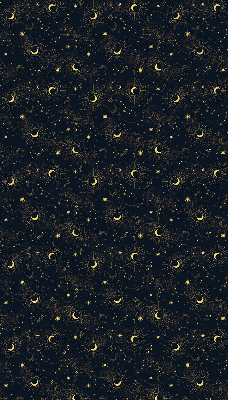 Rolgordijn voor het raam Maan en sterren