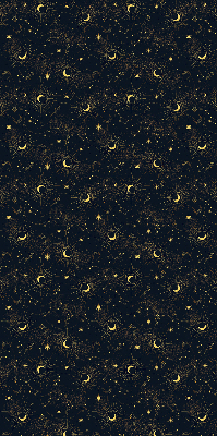 Rolgordijn voor het raam Maan en sterren