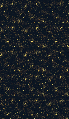 Rolgordijn voor het raam Maan en sterren