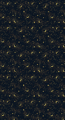 Rolgordijn voor het raam Maan en sterren