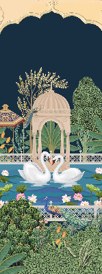 Rolgordijn verduisterend Tuin