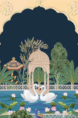 Rolgordijn verduisterend Tuin